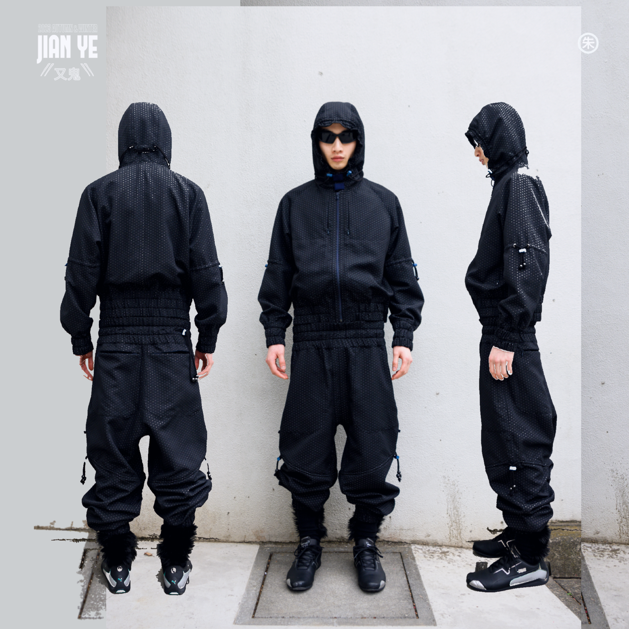 KAIKO×JIAN YE Y-3 KAIWA KNIT BLACK/WHITE Sneakers YOHJI YAMAMOTO ADIDAS